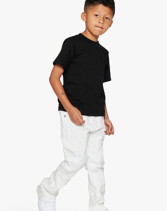 "ZERO" KIDS JEANS WHITE - Valabasas