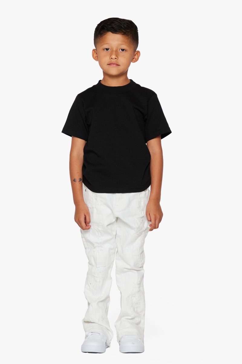 "ZERO" KIDS JEANS WHITE - Valabasas