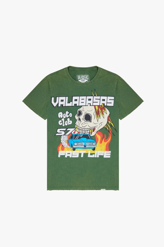"ZOOOM" TEE VINTAGE GRASS GREEN - Valabasas