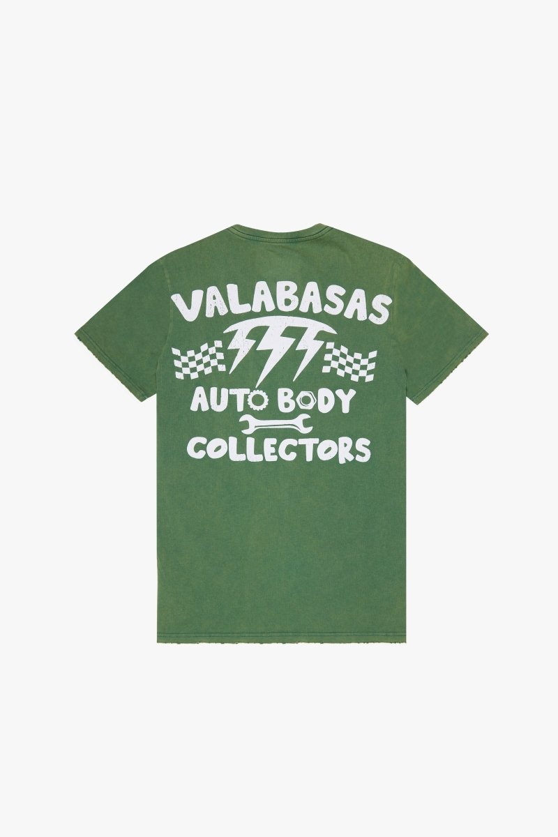 "ZOOOM" TEE VINTAGE GRASS GREEN - Valabasas