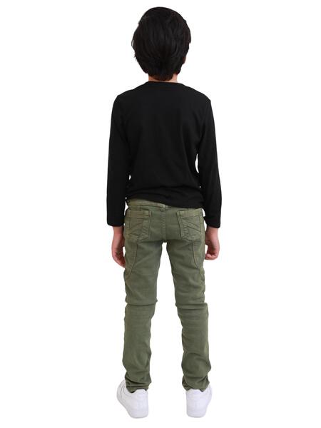 VPLAY KDIS JEANS "FOX" OLIVE