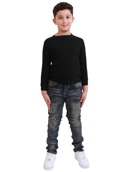 VPLAY KIDS JEANS "SOLO" DIRTY WASH