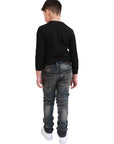 VPLAY KIDS JEANS "SOLO" DIRTY WASH