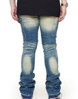 “COMBAT" DIRTY VINTAGE SUPER STACKED FLARE JEAN