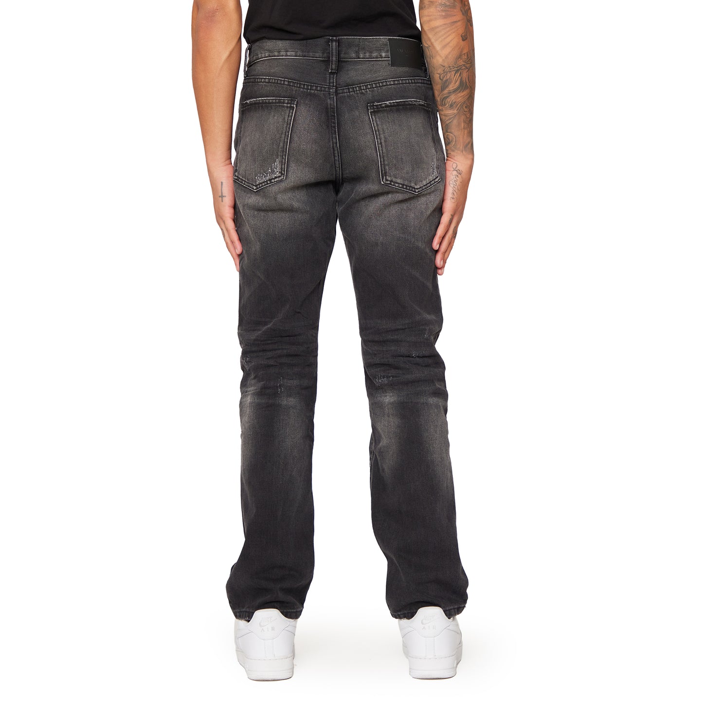 “COLT” NERO STRAIGHT LEG