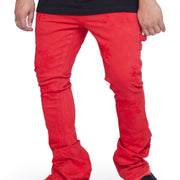 VALABASAS JEANS “ART” RED WASHED