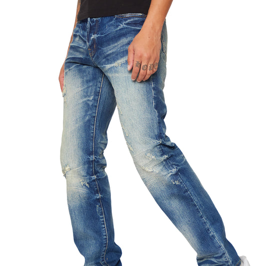 “COLT” STRAIGHT LEG AZZURRO