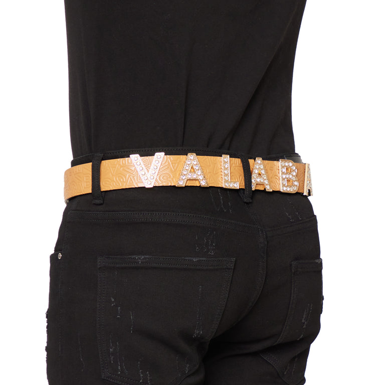 “V01” KHAKI GOLD BELT