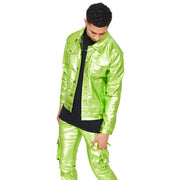 “DA VINCI” LIME WAXED JACKET