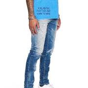 VALABASAS JEANS “COLUMBIA” AZZURRO