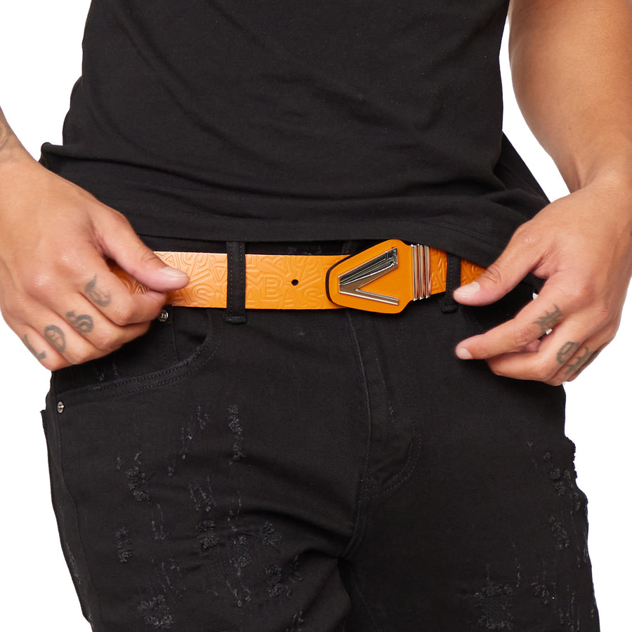 Volver Waterproof Rubber Golf Belts for Men Adjustable Cut-to-fit  Interchangeable Colors (Bright Orange) at  Men's Clothing store