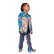 VPLAY KIDS JACKET “PICASSO”  BLUE MULTI