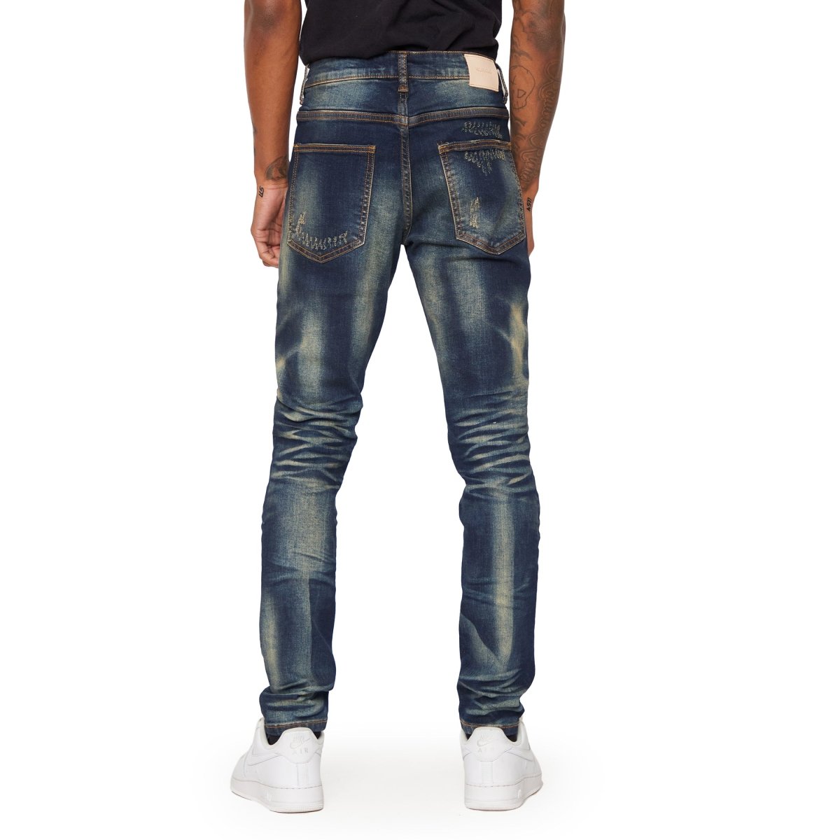 7TH AVE” JEANS BLU SPORCO – Valabasas