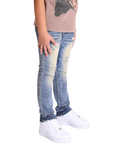 VPLAY KIDS JEANS  “ONLY LOVE” EARTH  WASHED