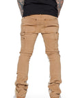 "ALPHA" CAHI STACKED FLARE JEAN