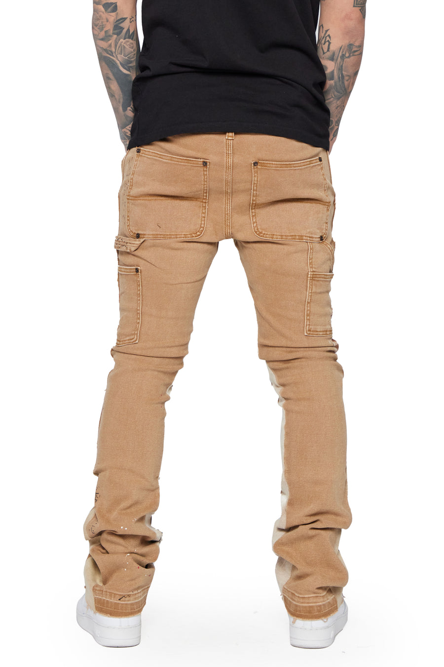 “ALPHA” CAHI STACKED FLARE JEAN