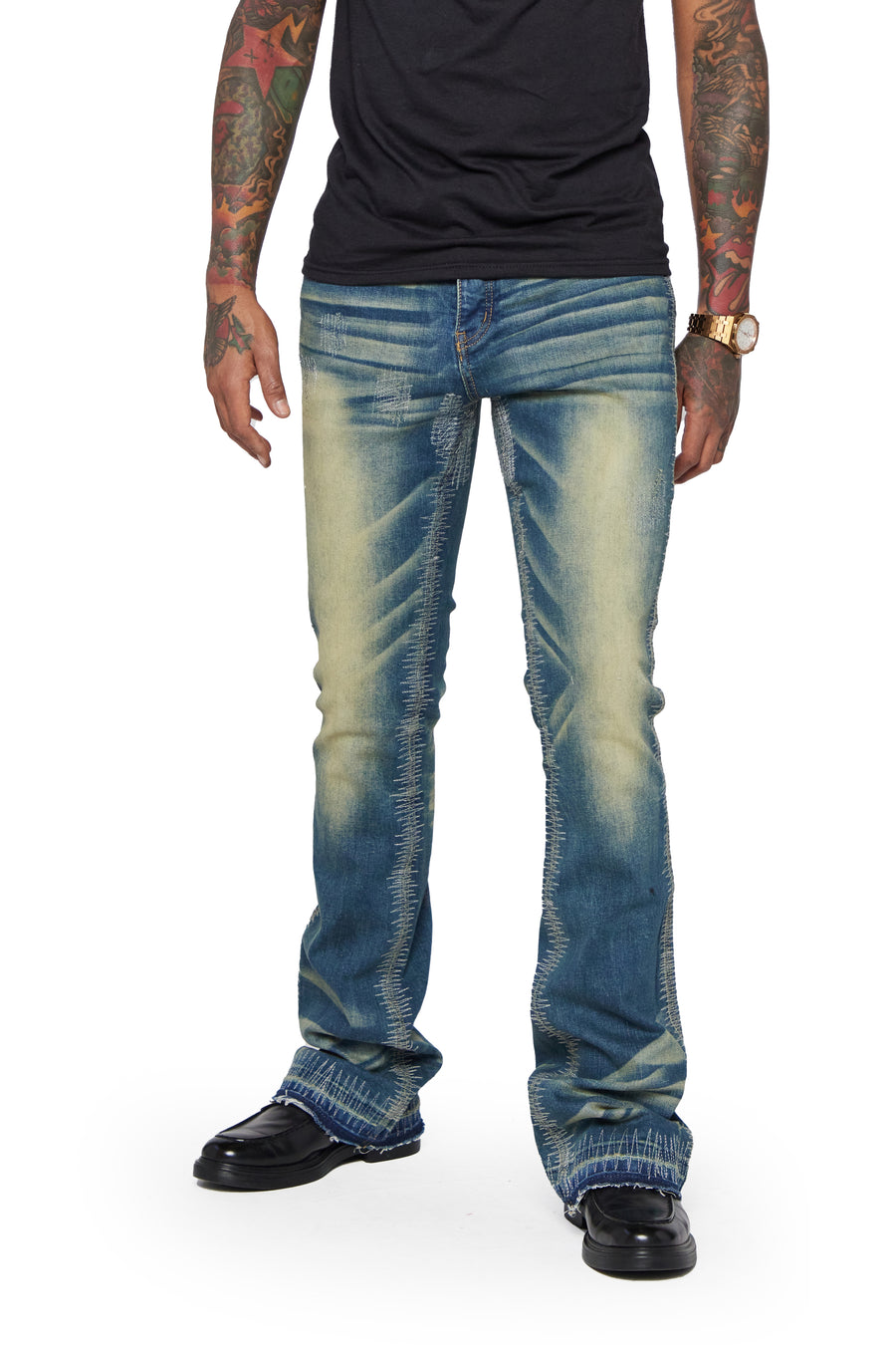 “A83“ VIN STACKED FLARE JEAN
