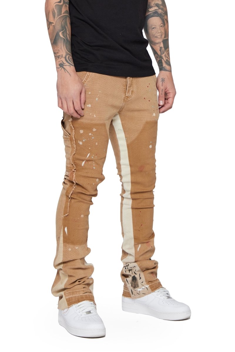 “ALPHA” STACKED FLARE JEAN CAHI - Valabasas