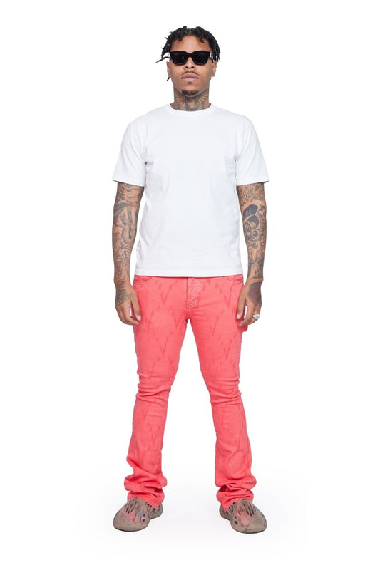 "APEX" STACKED FLARE PINK - Valabasas