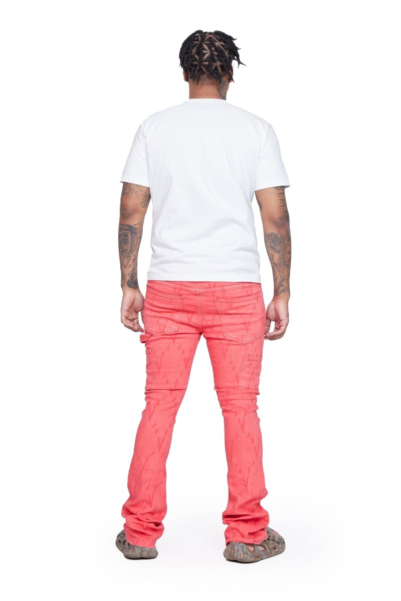 "APEX" STACKED FLARE PINK - Valabasas