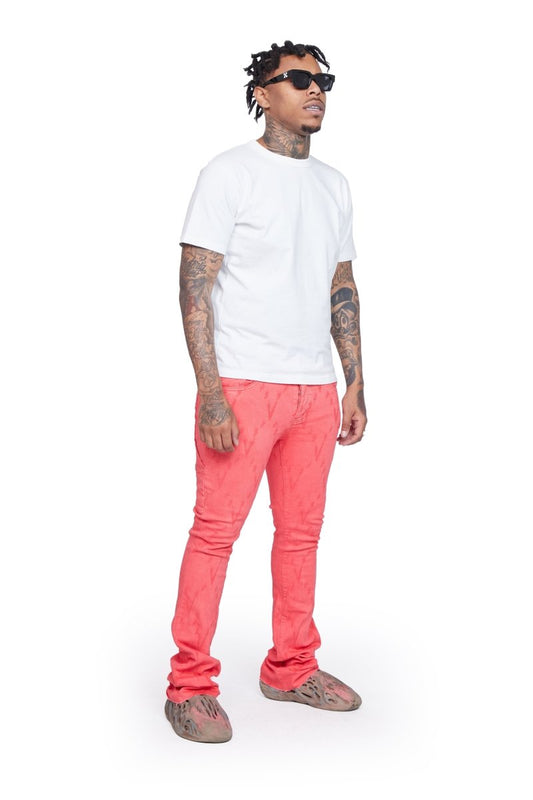 "APEX" STACKED FLARE PINK - Valabasas