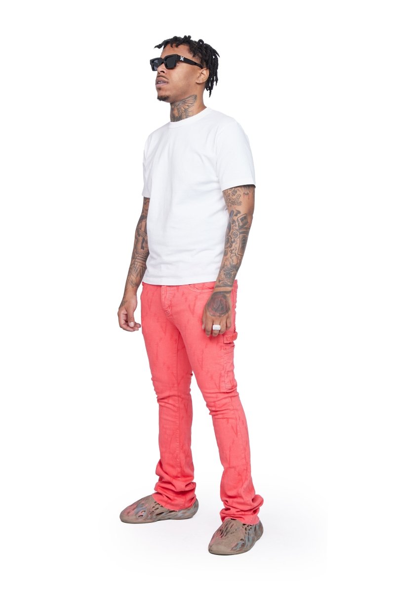 "APEX" STACKED FLARE PINK - Valabasas