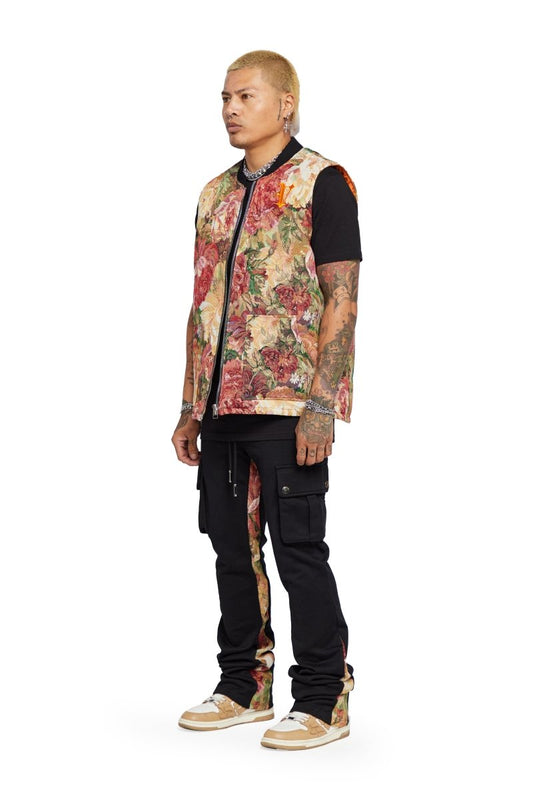 “BANKSY” JACKET FLOWER MULTI - Valabasas