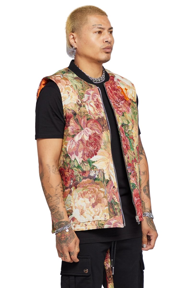 “BANKSY” JACKET FLOWER MULTI - Valabasas