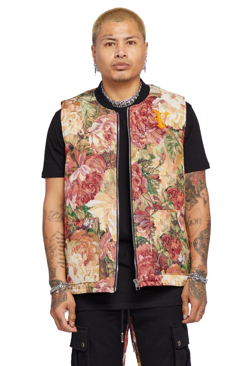 “BANKSY” JACKET FLOWER MULTI - Valabasas