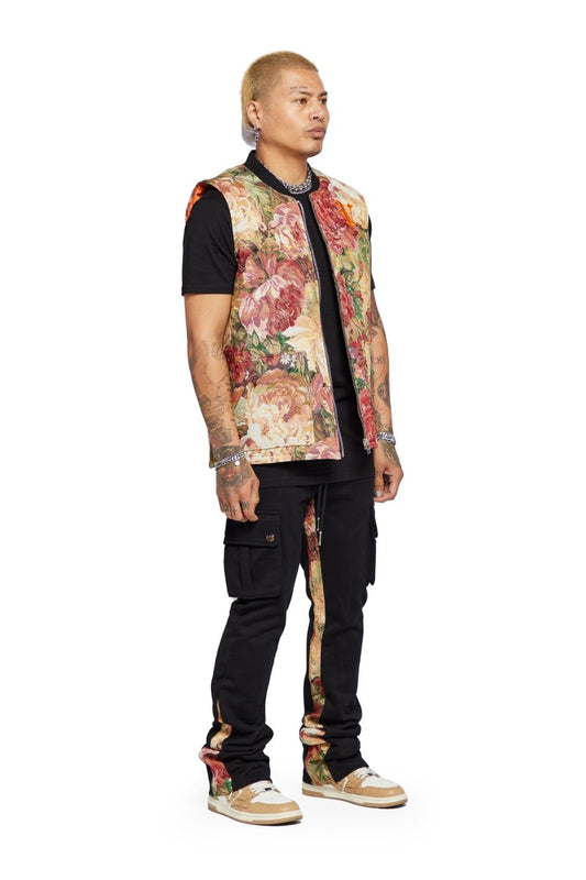 “BANKSY” JACKET FLOWER MULTI - Valabasas