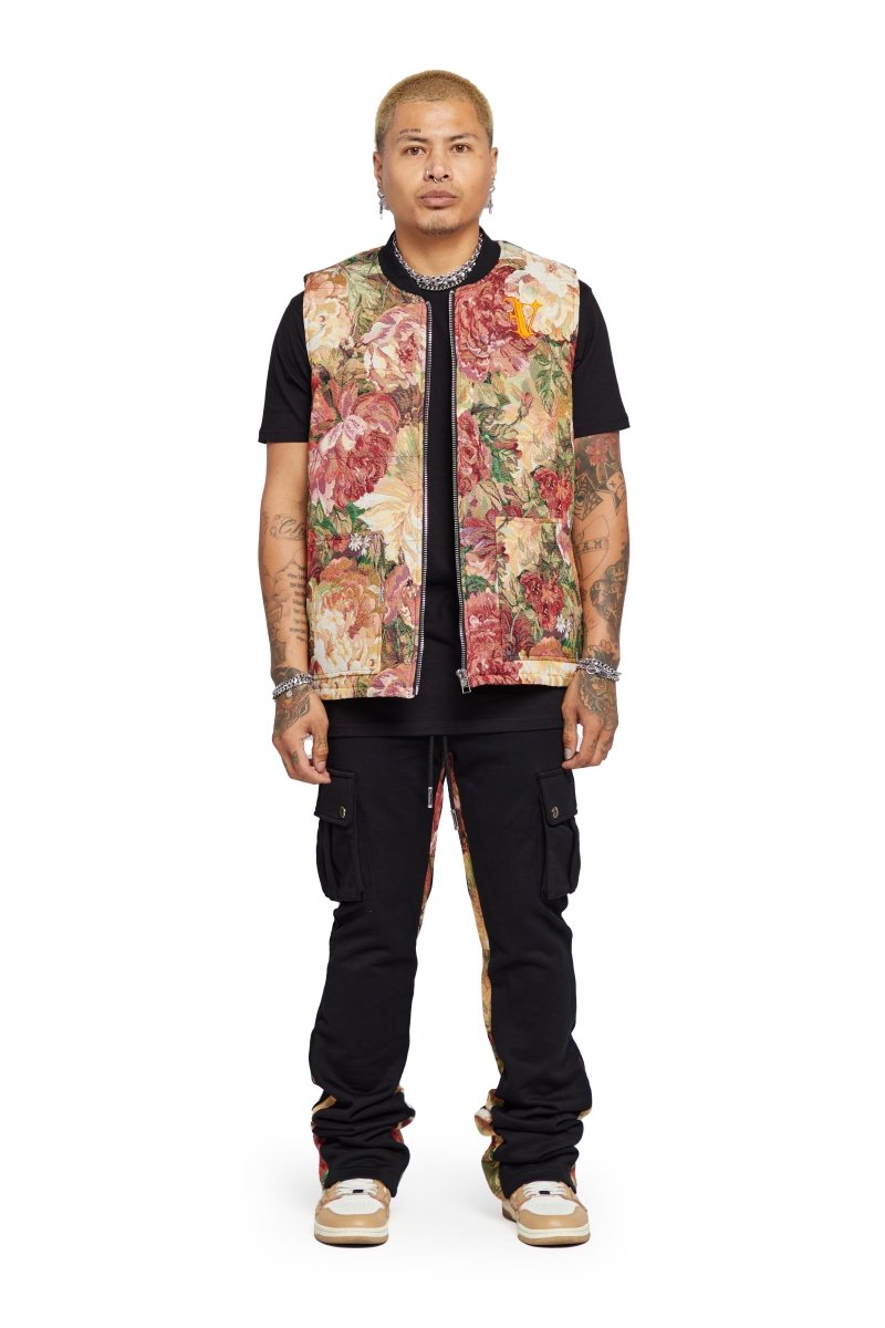 “BANKSY” JACKET FLOWER MULTI - Valabasas