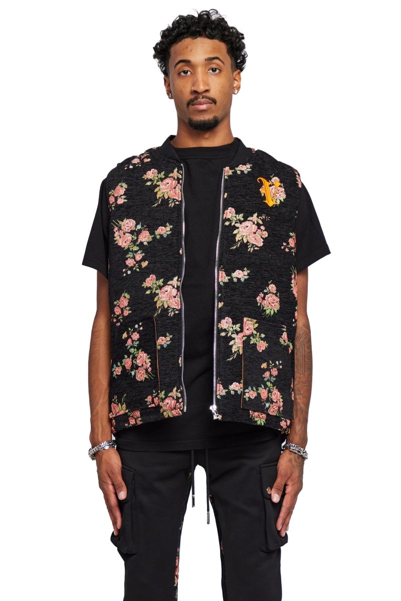 “BANKSY” JACKET ORANGE MULTI - Valabasas