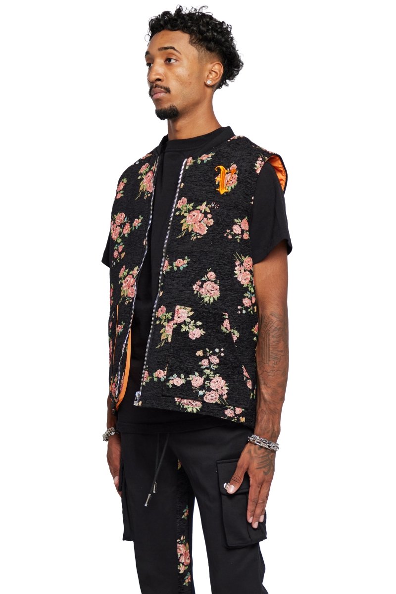“BANKSY” JACKET ORANGE MULTI - Valabasas