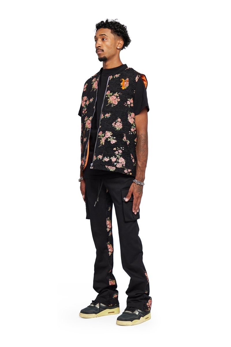 “BANKSY” JACKET ORANGE MULTI - Valabasas
