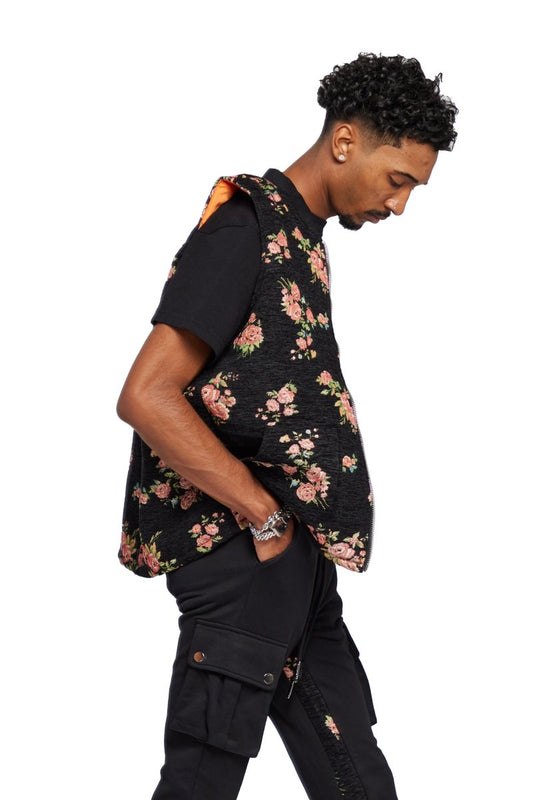 “BANKSY” JACKET ORANGE MULTI - Valabasas