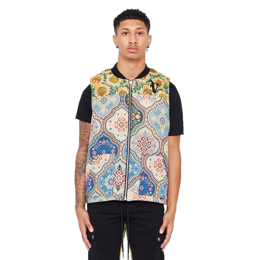 “BANKSY” JACKET YELLOW MULTI - Valabasas