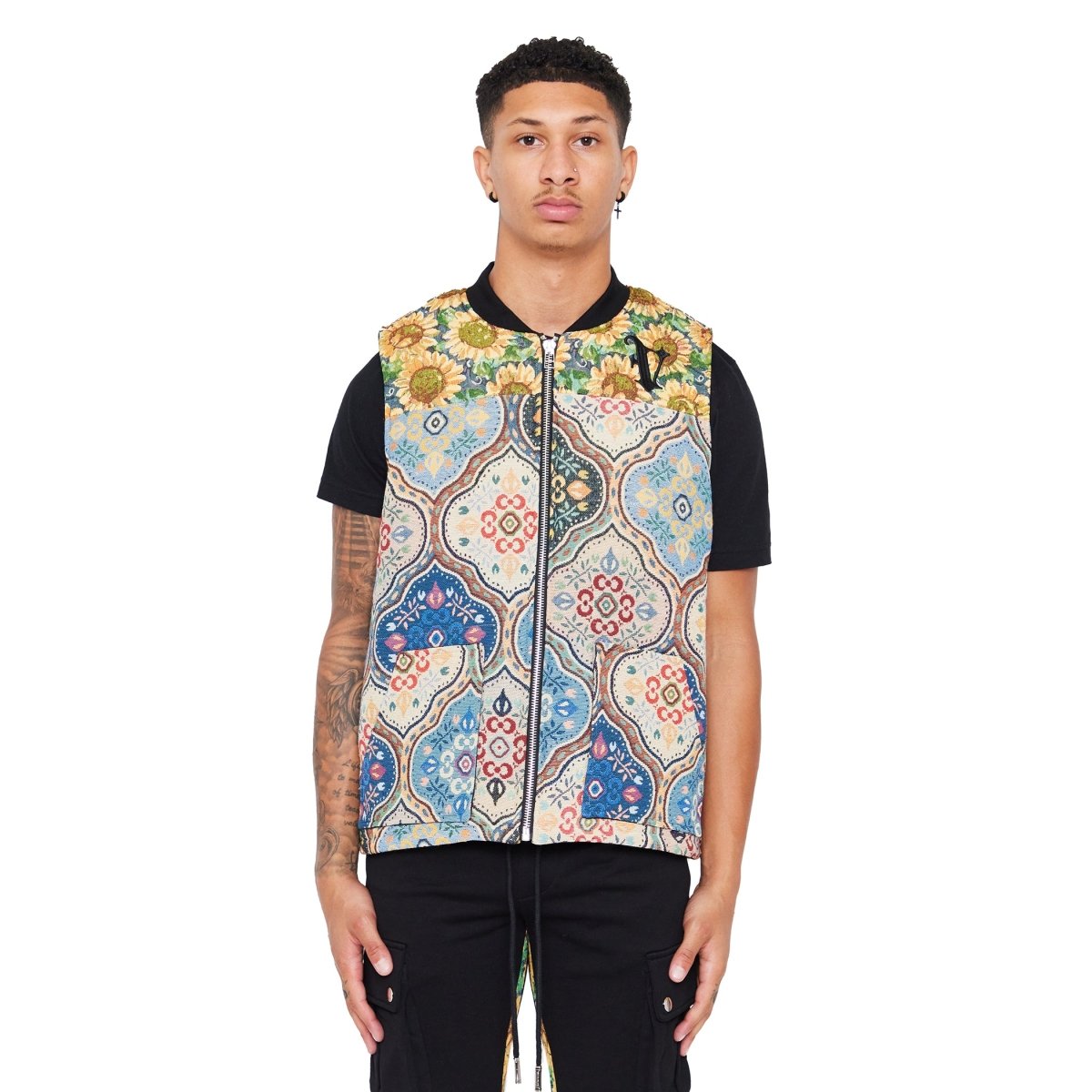 “BANKSY” JACKET YELLOW MULTI - Valabasas