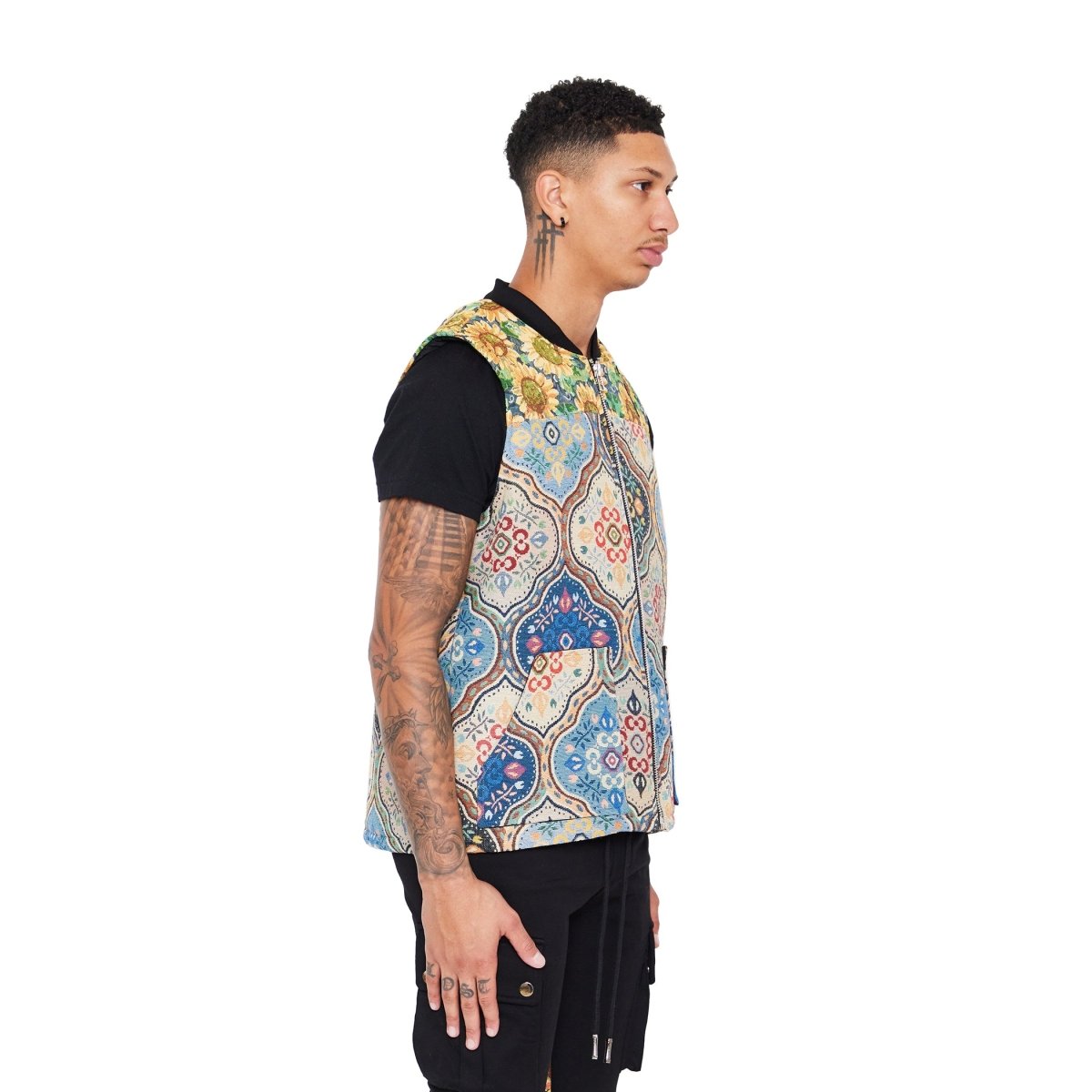 “BANKSY” JACKET YELLOW MULTI - Valabasas