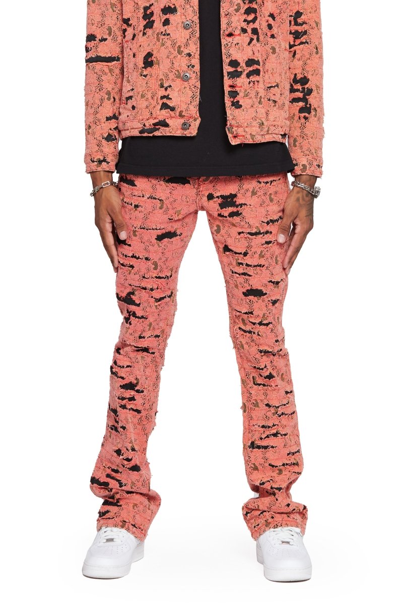 "BLUE MOON" FADED VINTAGE STACKED FLARE JEAN - Valabasas