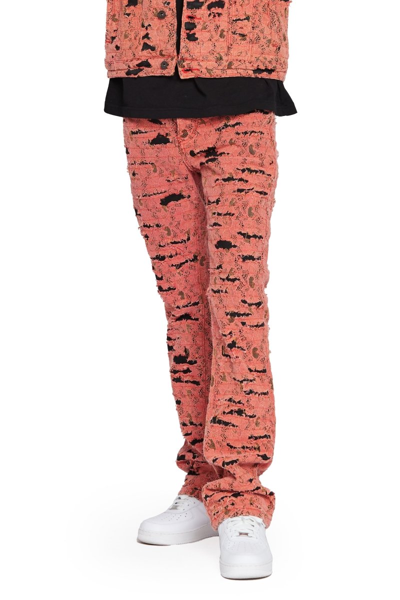 "BLUE MOON" FADED VINTAGE STACKED FLARE JEAN - Valabasas