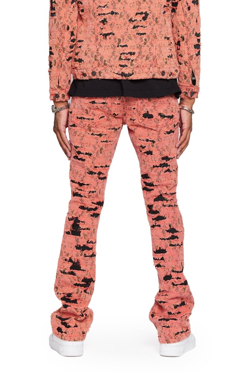 "BLUE MOON" FADED VINTAGE STACKED FLARE JEAN - Valabasas