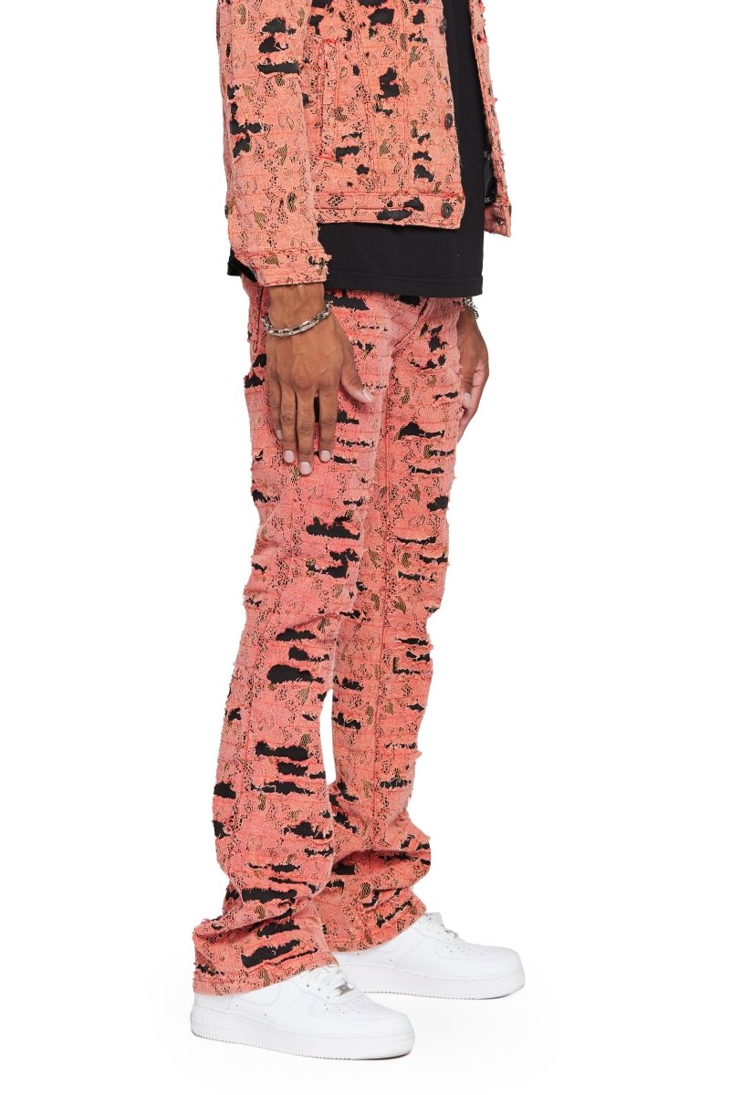 "BLUE MOON" FADED VINTAGE STACKED FLARE JEAN - Valabasas