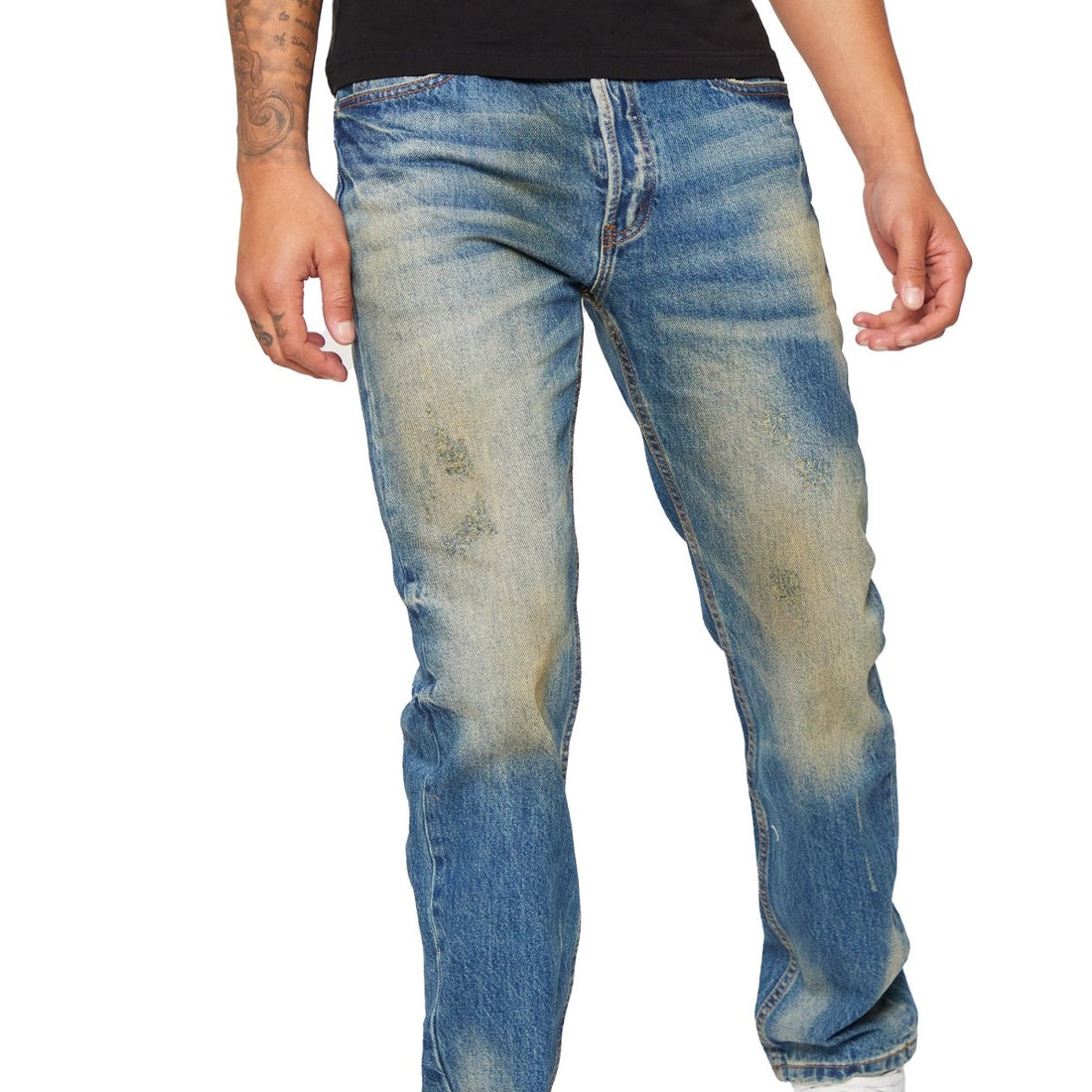 “BRONCO” STRAIGHT LEG BLU SPORCP - Valabasas