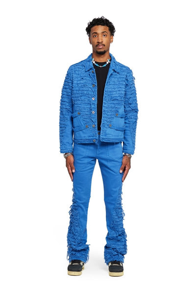 CLAUDE” JACKET BLUE REALE – Valabasas