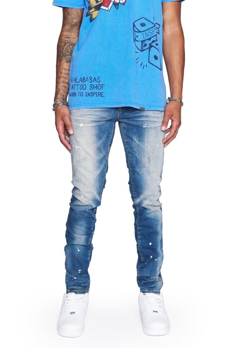 VALABASAS JEANS “COLUMBIA” AZZURRO