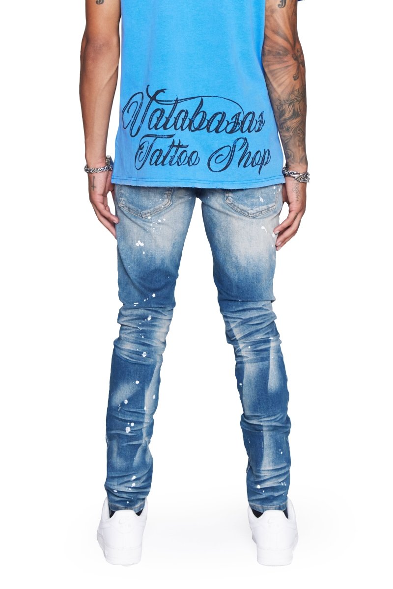 VALABASAS JEANS “COLUMBIA” AZZURRO