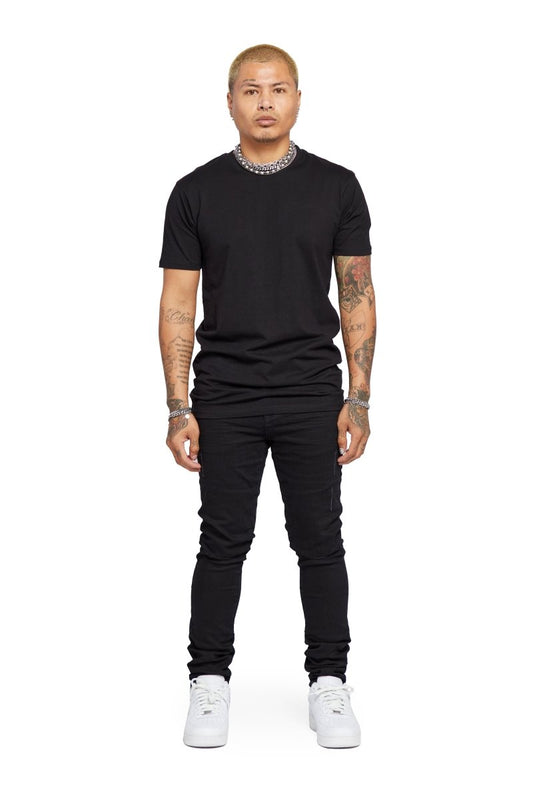 "MR CLEAN 2.0" SKINNY JEAN BLACK - Valabasas