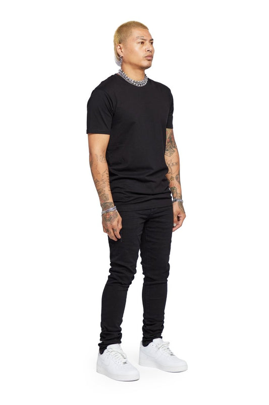 "MR CLEAN 2.0" SKINNY JEAN BLACK - Valabasas