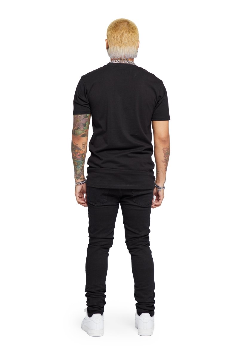 "MR CLEAN 2.0" BLACK SKINNY JEAN
