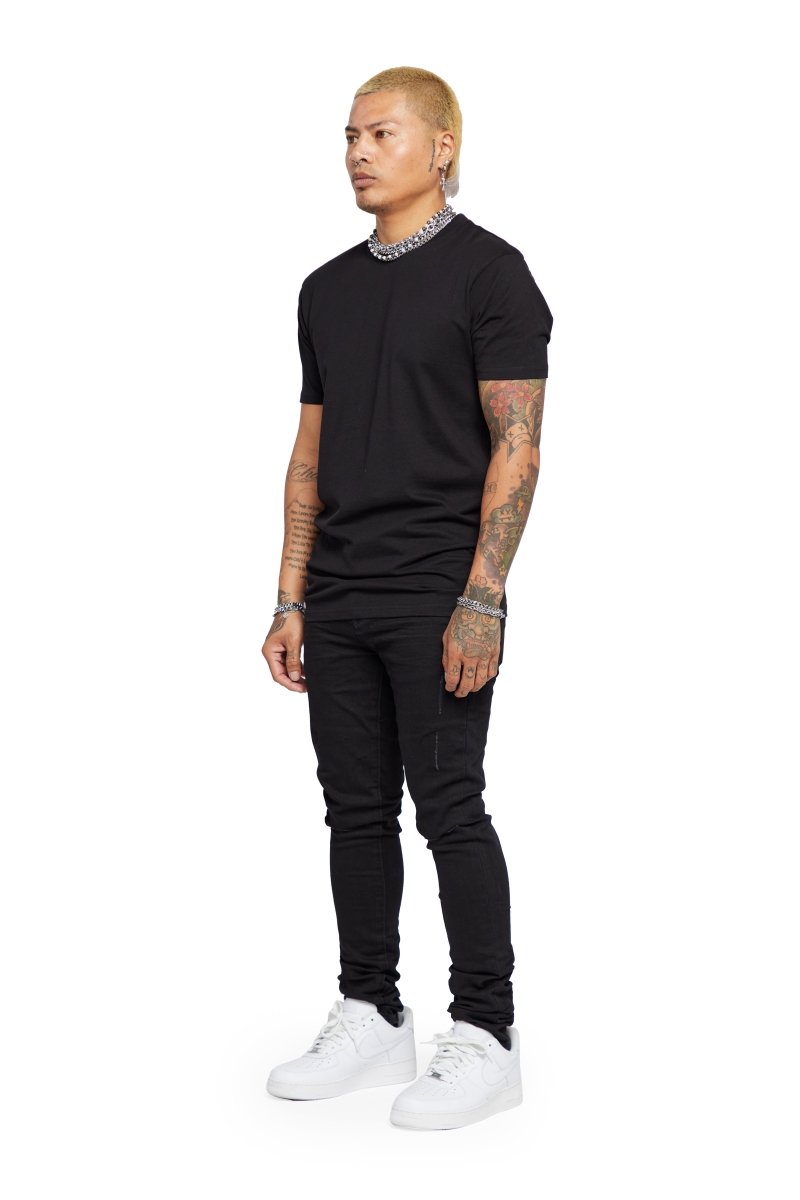 "MR CLEAN 2.0" SKINNY JEAN BLACK - Valabasas